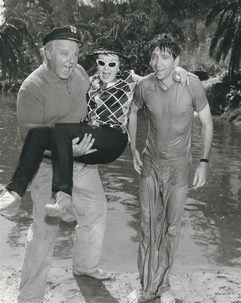 Alan Hale Jr And Bob Denver Behind The Scenes On Gilligan S Island With Director Ida Lupino