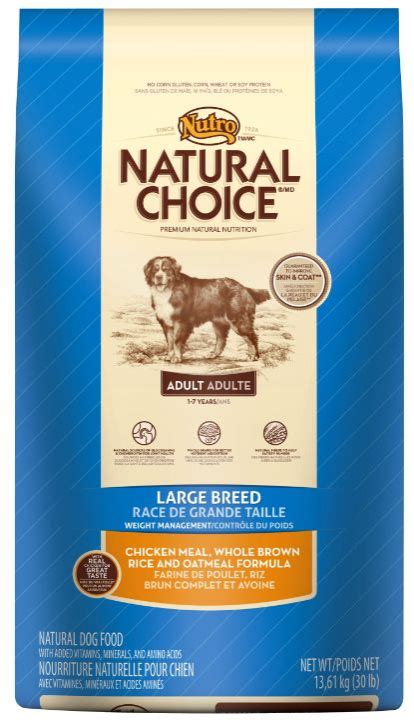 Timberwolf organics wild and natural. Nutro Natural Choice Adult Large Breed Weight Management ...