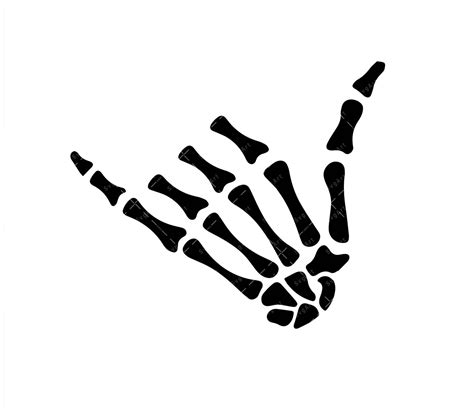 Skeleton Shaka Sign Svg Png Pdf Skeleton Hand Svg Shaka Brah Svg