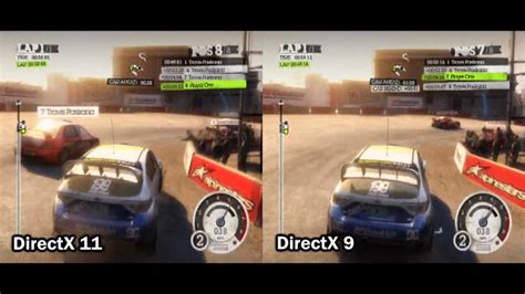 Dirt 2 Directx 9 Vs Directx 11 Side By Side Gameplay Youtube