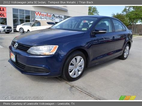 The 2012 volkswagen jetta is ranked #10 in 2012 compact cars by u.s. Tempest Blue Metallic - 2012 Volkswagen Jetta SE Sedan ...