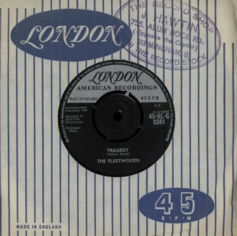 the fleetwoods tragedy uk 7 vinyl single 7 inch record 45 571103