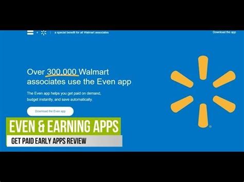 Sponsorship is yet another method of making an earning from a mobile app. Even app, Earnin App, Get Paid Early Apps, Walmart ...