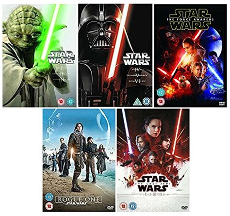 Star Wars 1 9 Complete Amazonde Dvd And Blu Ray