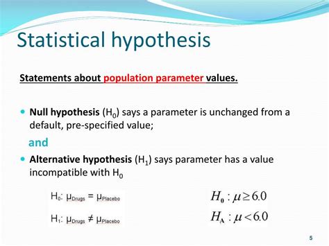 Ppt Statistical Inference Hypothesis Testing Powerpoint Presentation Id
