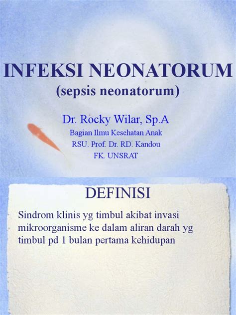 Sepsis Neonatorum Pdf