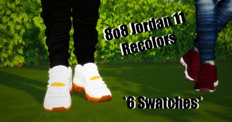 Download cc & required items with just one click. sims 4 cc // custom content male shoes // Jordan 11s ...