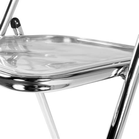 C10539 00 Lucite Folding Chair Rental Detail 