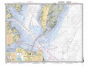 Historical Nautical Chart 12221 04 2011 Chesapeake Bay Entrance