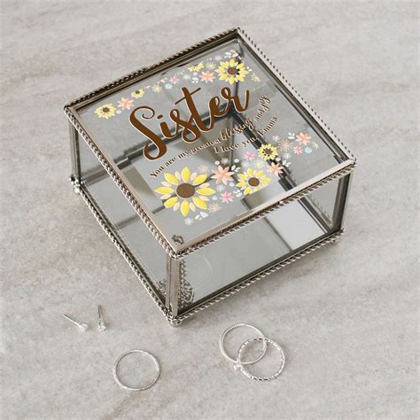 Here i have categorized gift ideas for sister in two categories. Personalized Sister Jewelry Box (With images ...