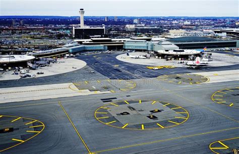 Aerial View Of The Newark Liberty International Airport Editorial Photo