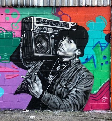 Street Art And Graffiti On Instagram Hip Hop Inspired Mural By