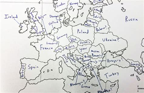 Europe According To American Students