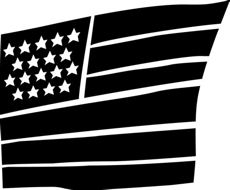 Outline American Flag Clip Art Black And White Gograph Has The