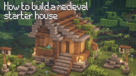 Minecraft Come Costruire Una Piccola Casa Medievale Youtube
