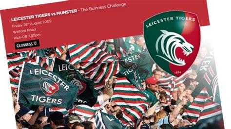 Match Programme Available On Friday Leicester Tigers