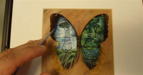 Amazing Paintings On The Wings Of Real Butterflies By Cristiam Ramos