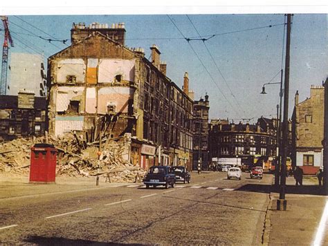 Demolition Somewhere In Glasgow Early 1960s Jpeg Image 1599 × 1202