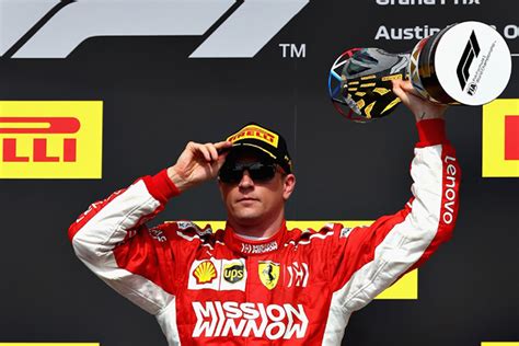 Kimi Raikkonen Wins Us Grand Prix As Lewis Hamilton F1 Title Bid Denied