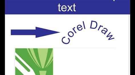Corel Draw Text On A Curve Arrangement Youtube