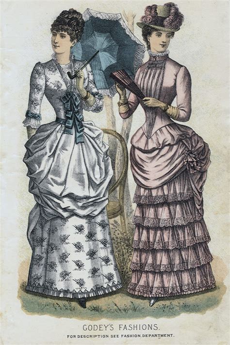 Godey Ladys Book Spring 1884 Fashion Plate A Photo On Flickriver