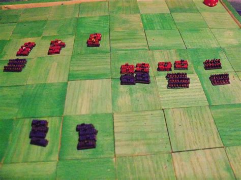 Wargame Hermit Solo Wargaming Gaming With My Tile Board And 2mm Blocks