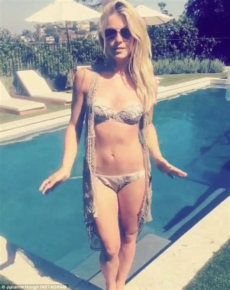 Julianne Hough Sizzles As She Appears To Emerge From A Pool In