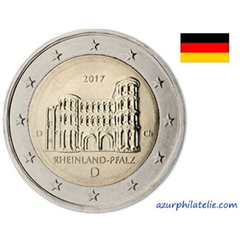 2 Euros Allemagne 2017 Rhénanie Palatinat Porta Nigra à Trèves