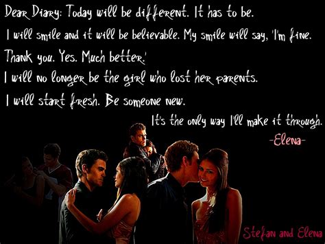 Дневники вампира (the vampire diaries). Stefan And Elena Love Vampire Diaries Quotes. QuotesGram