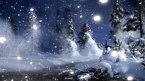 Snowy River At Night Desktop Wallpaper 1920×1080 Hd Wallpapers