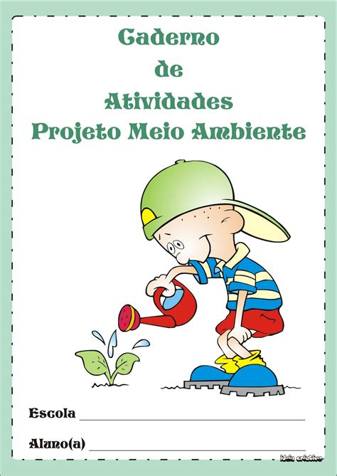 Capa De Trabalho Sobre Meio Ambiente