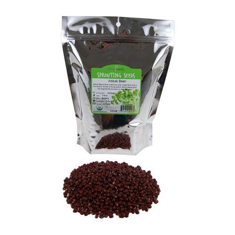 Adzuki Sprouting Seed Mix Organic 25 Lbs Handy Pantry Brand