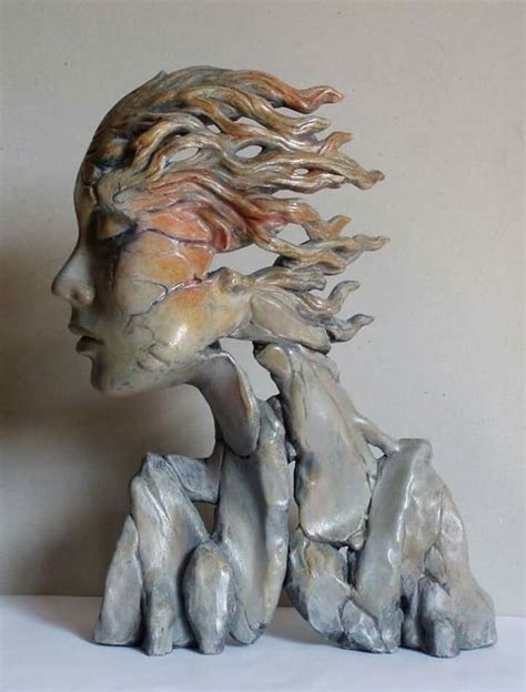 Clay Sculpture By Krzysztof Śliwka Figurative Sculpture Sculpting
