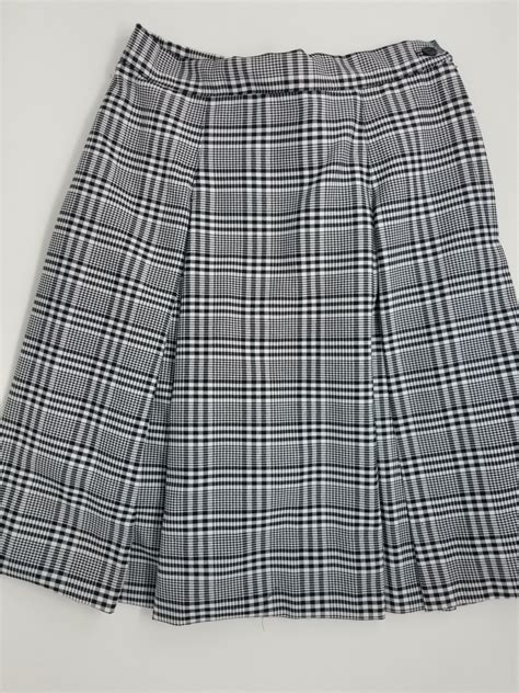 Box Pleat Skirt Style 48 Plaid 33