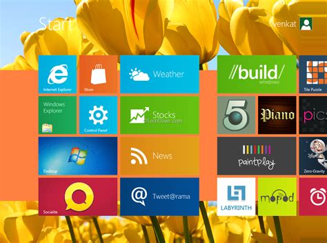 Change Windows 8 Start Screen Background Image And Color With Windows 8