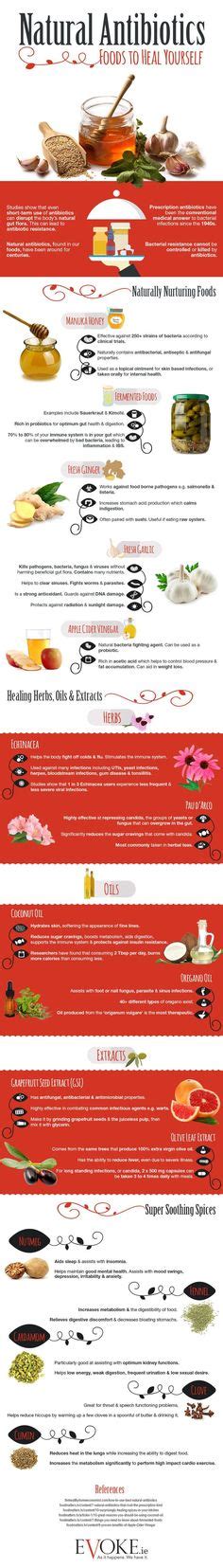Natural Antibiotics Foods To Heal Yourself Infographic Check Out