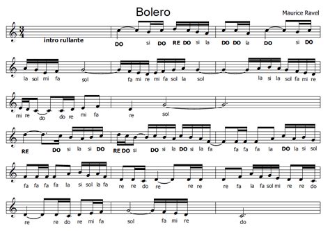 Música instrumental en il bersagliere ristorante. Musica e spartiti gratis per flauto dolce: bolero nel 2020 ...
