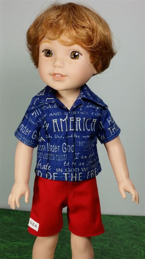 Dollclothesbyshirley On Etsy For Custom Wellie Wisher Boy American