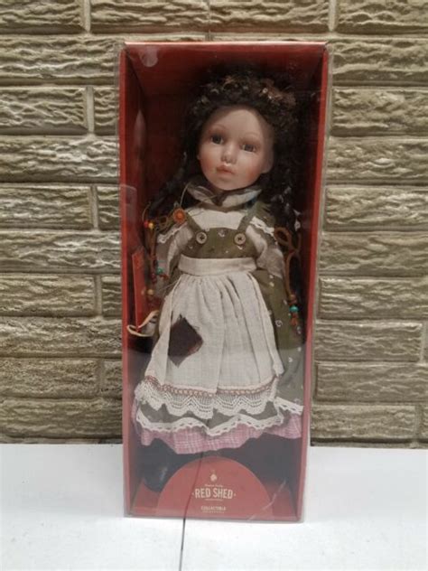 Red Shed Porcelain Doll Rebecca 17 Inch Collectible Doll Ebay