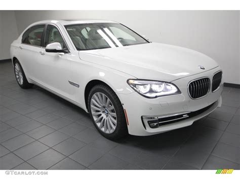 16 city / 24 hwy. Alpine White 2013 BMW 7 Series 740Li Sedan Exterior Photo ...
