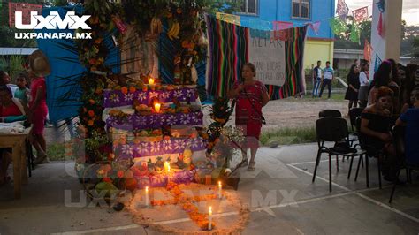 celebran exposición de altares de muertos y concursos de catrinas en la chinantla poblado 10 de