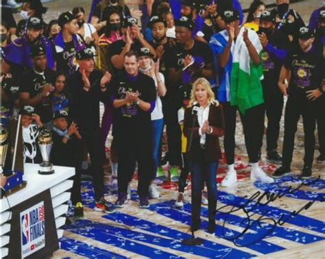 Jeanie Buss Signed X Photo Signed Reprint Basketball Los Angeles