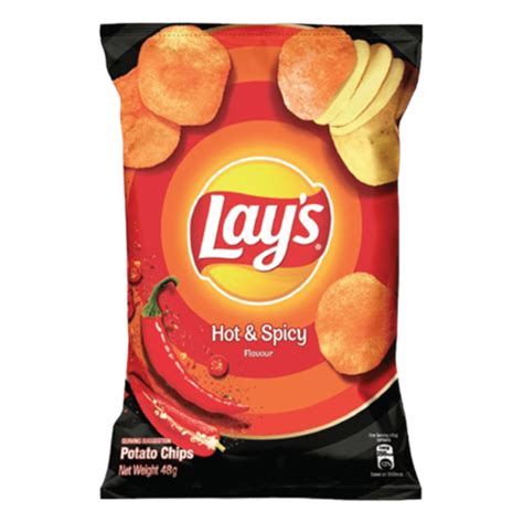 Lays Hot And Spicy Potato Chips 170g Shopifull