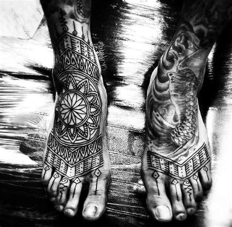 90 Foot Tattoos For Men Step Into Manly Design Ideas
