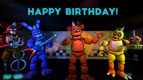 Happy Birthday Fnaf 4 Fnaf Drawings Fnaf Fnaf Art Reverasite