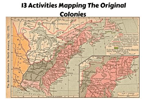 13 Activities Mapping The Original Colonies The Grey Backpack