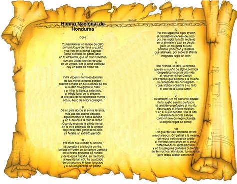 Himnos Himno Nacional Letra Del Himno Nacional
