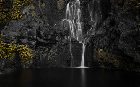 Waterfall Azores Island Mac Wallpaper Download Allmacwallpaper