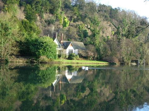 The entire 376 acre property is the. File:Cliveden Estate from the River Thames - geograph.org ...
