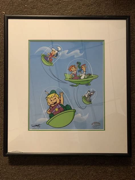 Meet George Jetson Limited Edition Sericel Framed Hanna Barbera Iwao